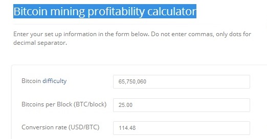 bitcoin calculator