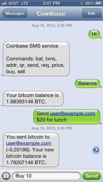 bitcoins buy sms messages