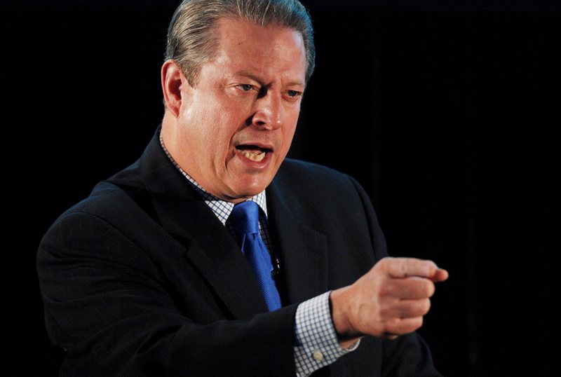 Former US Vice President, Al Gore, speaks at the launch of FEX-SIM