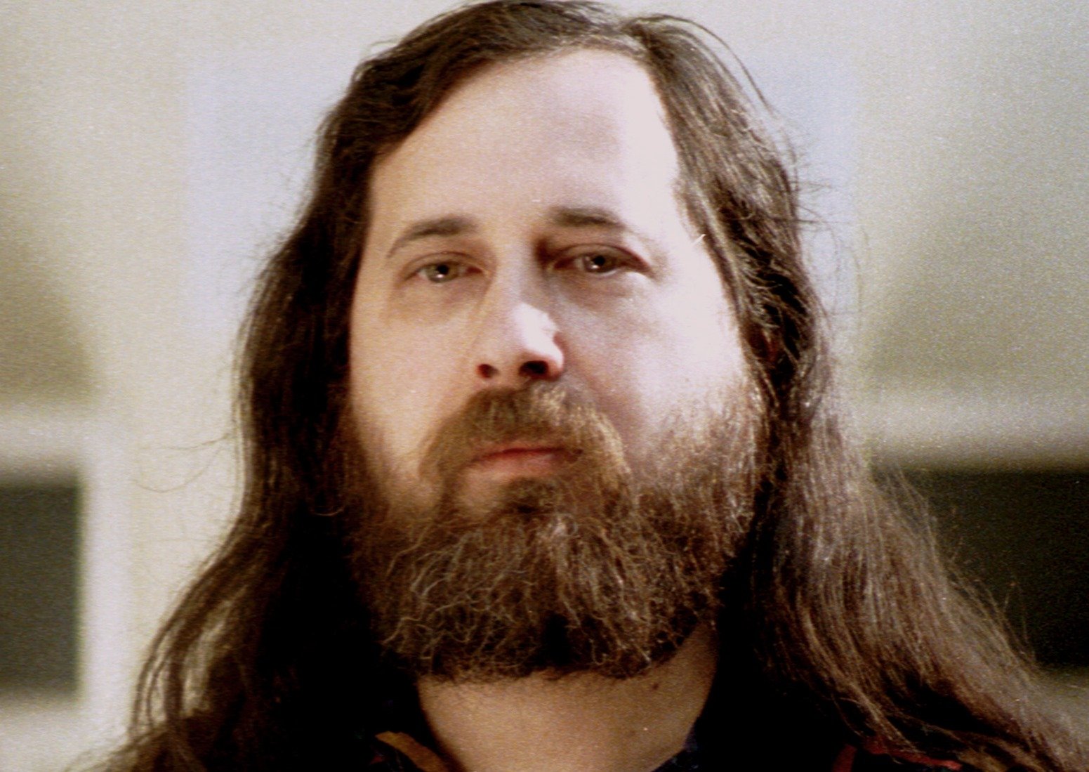 Richard Stallman, founder of the GNU Project and the Free Software movement. Stallman is the philosophical godfather of the movement. Photo by J.T.S. Moore