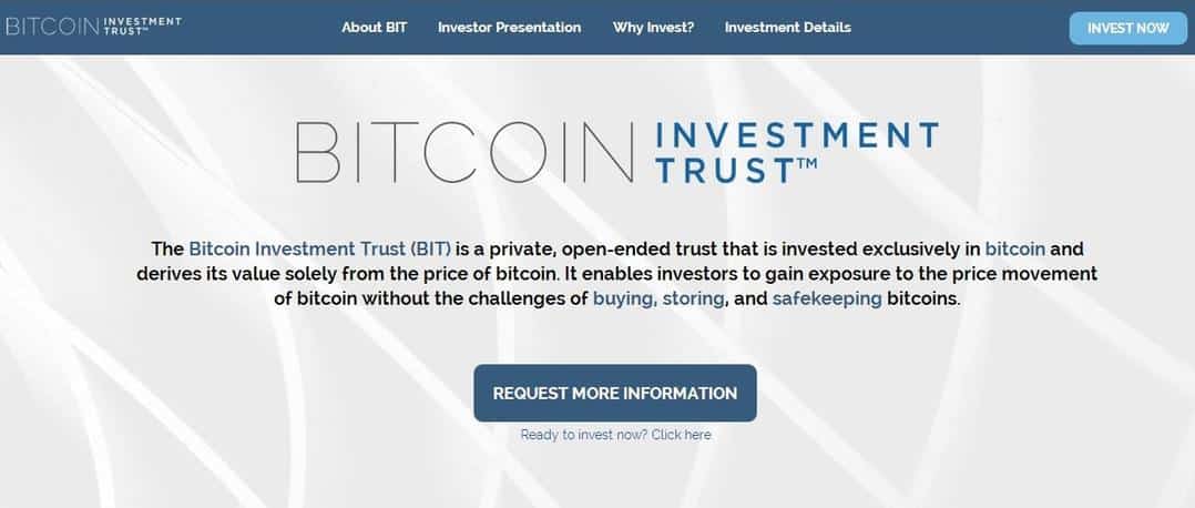 secondmarkets bitcoin investment trust