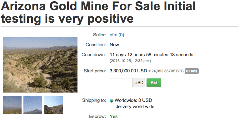 A gold mine for Bitcoin