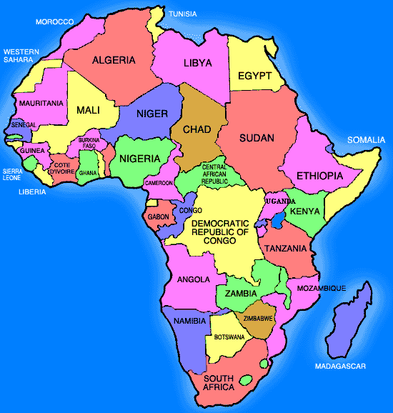 map-of-africa-countries