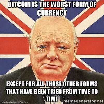 churchill Bitcoin quote