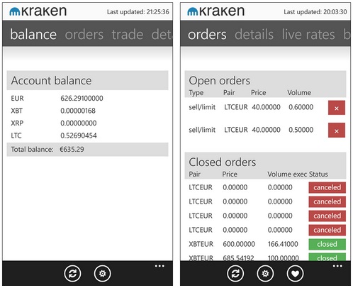 kraken bitcoin sell limit