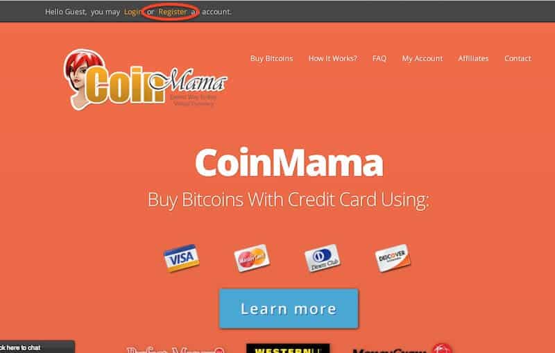 coinmama buy bitcoin with western union