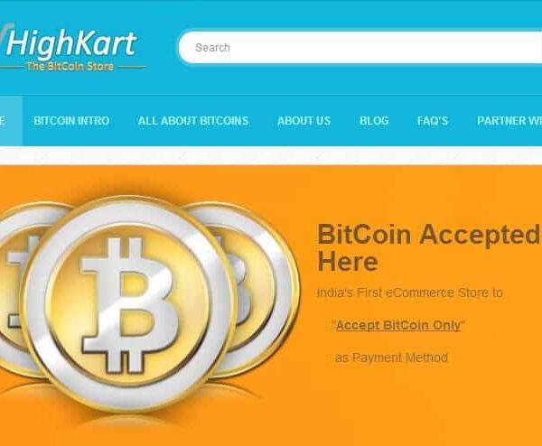 HighKart.com is India’s first online retail store to exclusively accept Bitcoin