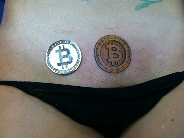 Crypto-enthusiasts are inventing a new trend — the Bitcoin tattoo. | by  Andrey Costello | All about cloud Bitcoin mining — Hashmart Blog | Medium