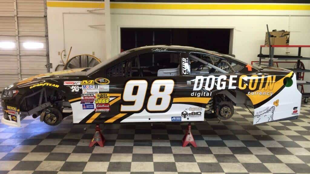 Dogecoin's 98 NASCAR "Dogecar" Is Ready To Go Coin Brief