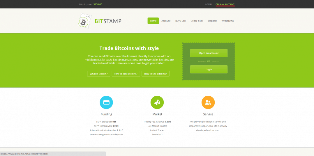 is bitstamp open to us