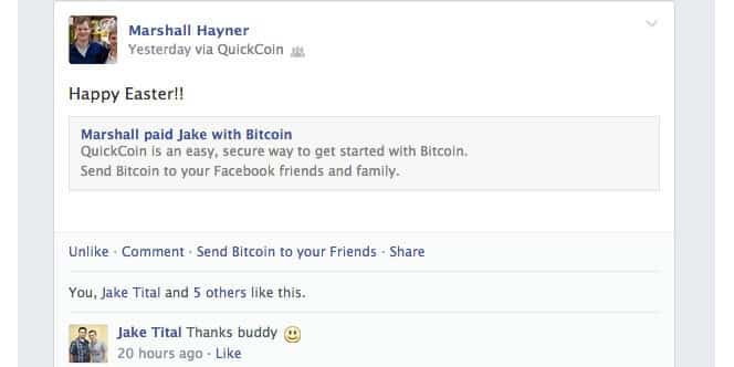 bitcoin facebook page