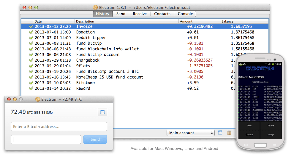 electrum bitcoin wallet