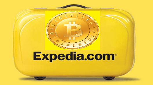 expedia accepts bitcoin