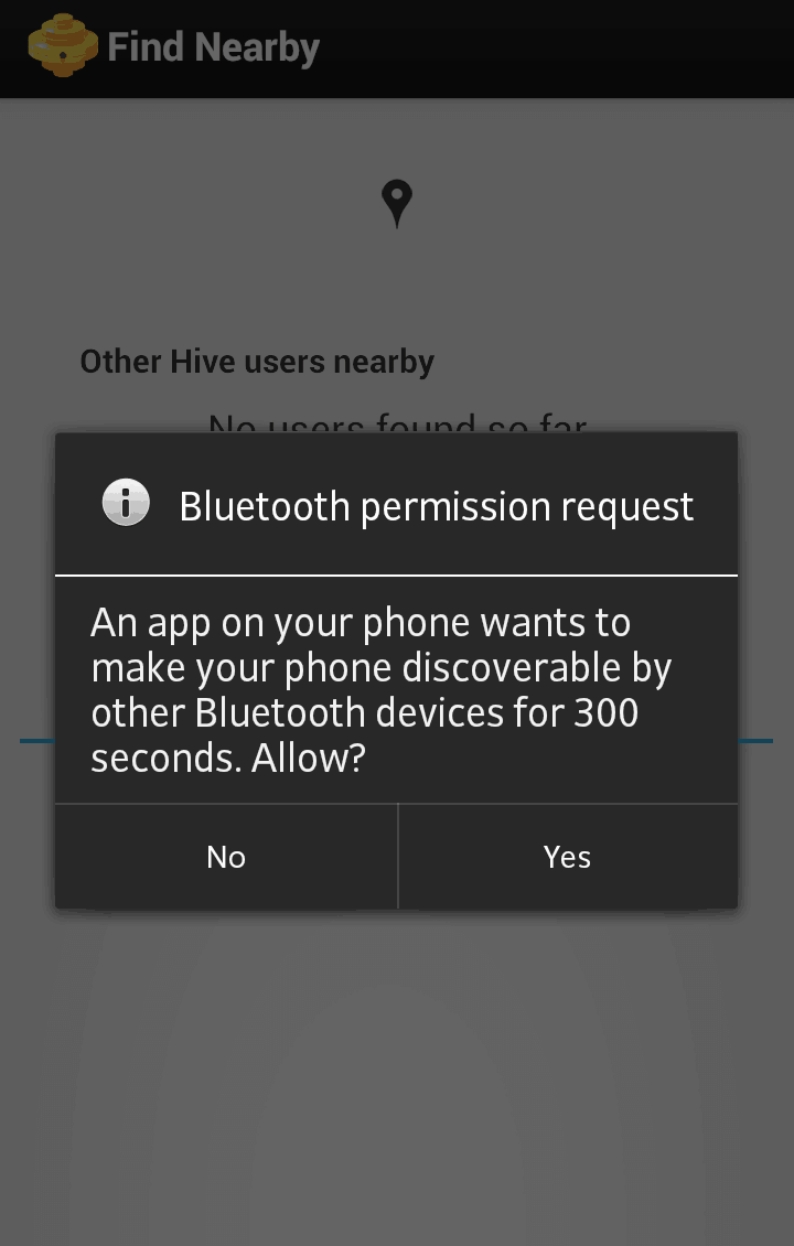 Hive Bitcoin wallet bluetooth permission