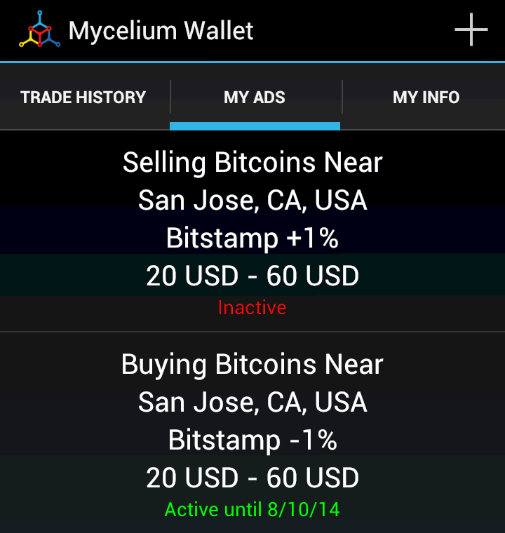 can you buy bitcoin on mycelium