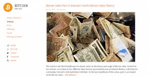 Bitcoin Coin Page