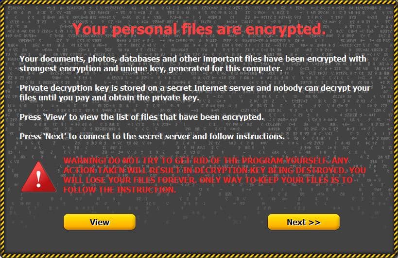 bitocin ransomware list