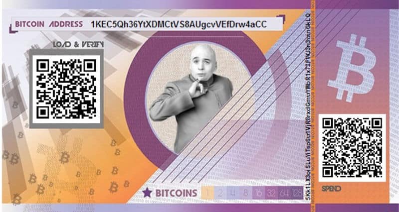 Bitcoin wallet paper generator обмен криптовалют в телеграмм