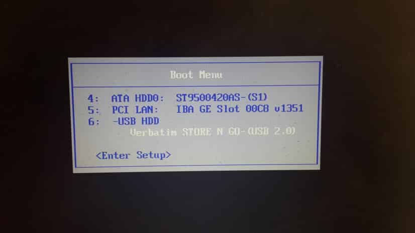 load ubuntu from usb