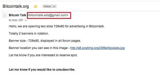 email threat to buy bitcoin