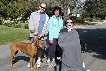 Hal Takes a Walk With His Family