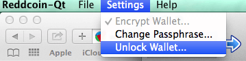Step 16 - Unlock Reddcoin POSV Wallet