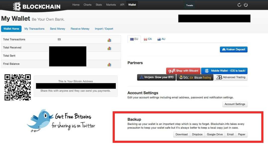 How To Backup Your Bitcoin W!   allet Blockchain Info Bitcoin Qt - 