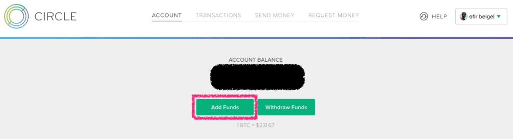 circle fees for buying bitcoin with a debit card