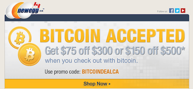 Newegg Bitcoin Sale