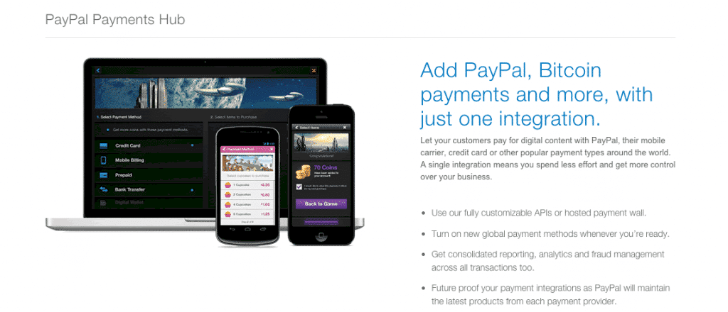 accept bitcoin paypal