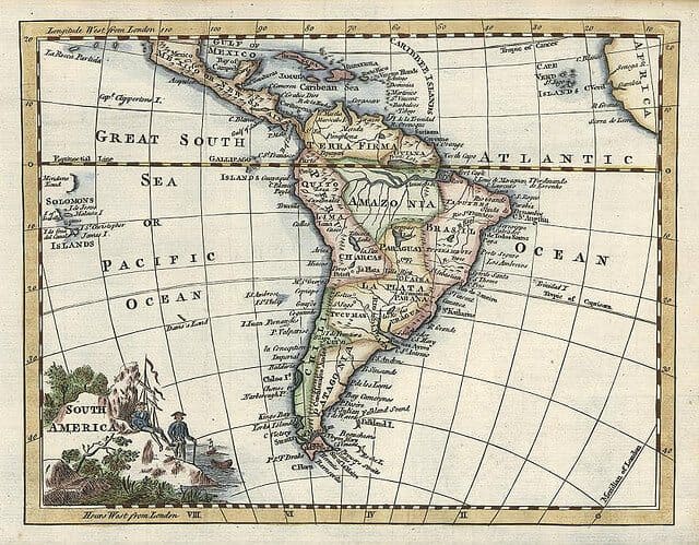 latin america map