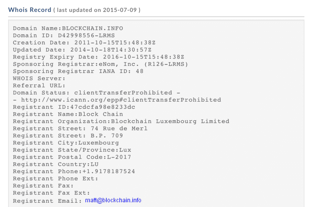 blockchain whois