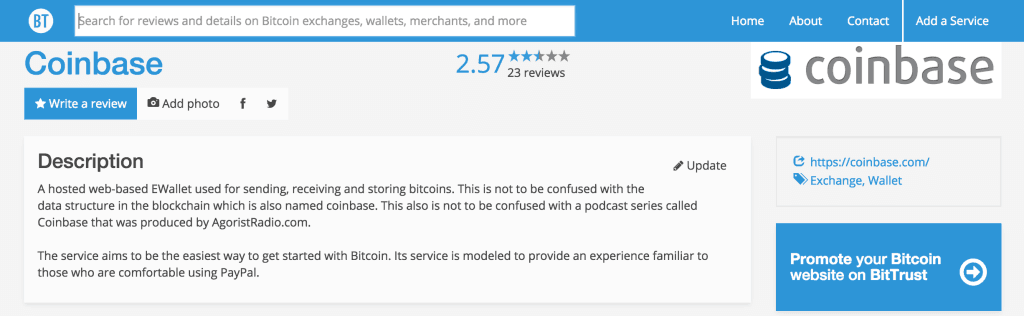 coinbase reviews