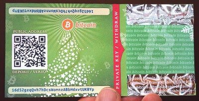 Christams paper wallet