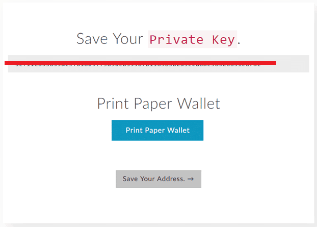 MyEtherWallet Step 3