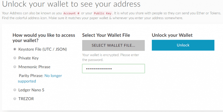 correct password not working for utc file ethereum