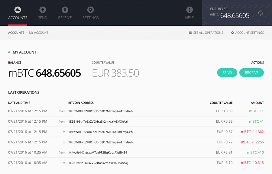 Ledger chrome app