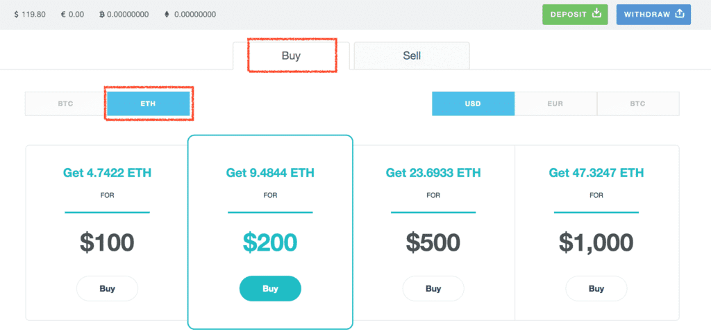 Buy Ethereum on Cex.io