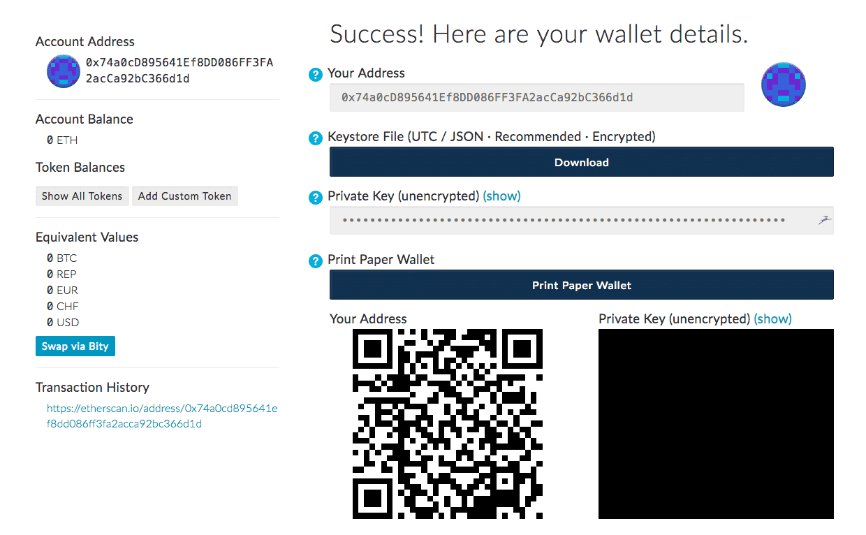 ethereum wallet not working