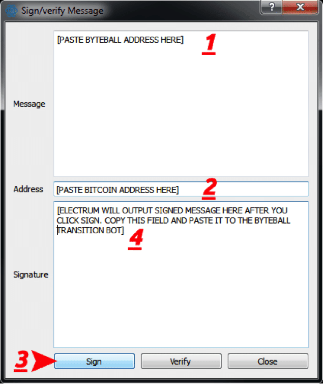 electrum paste address