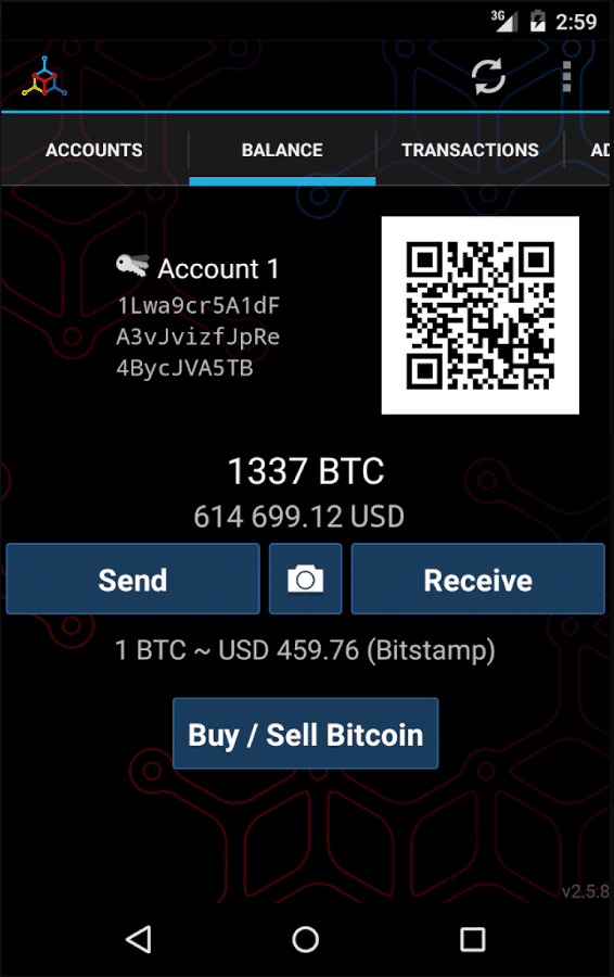 view bitcoin wallet