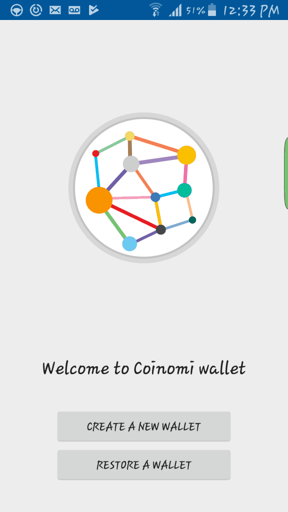 Coinomi new wallet