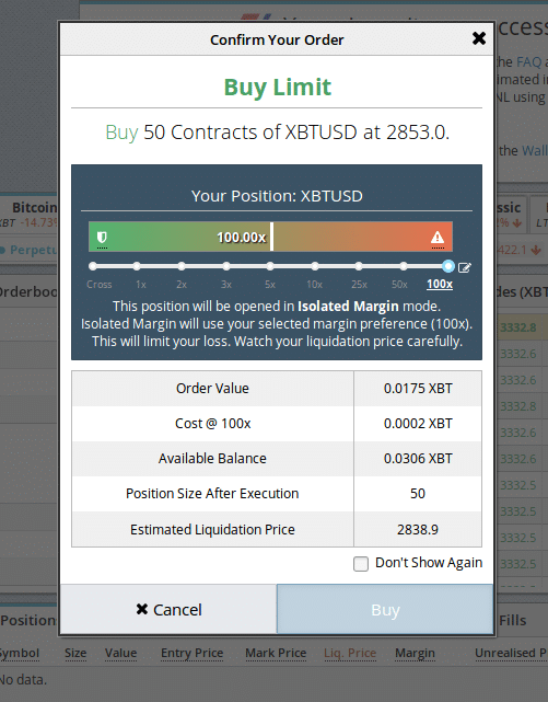 bitmex long