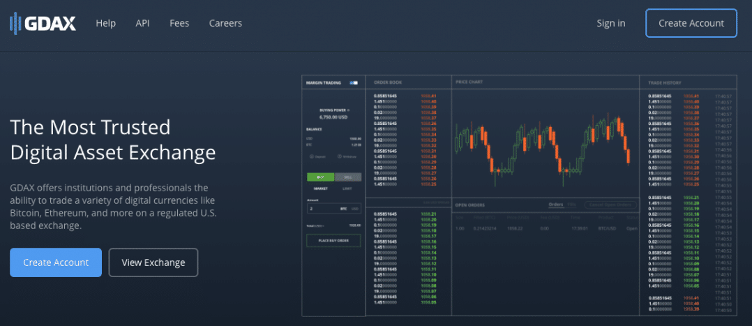 Gdax exchange one cryptocurrency crypto private key rsa