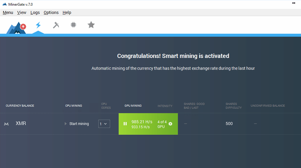 cashing out a dash cryptocurrency on minergate