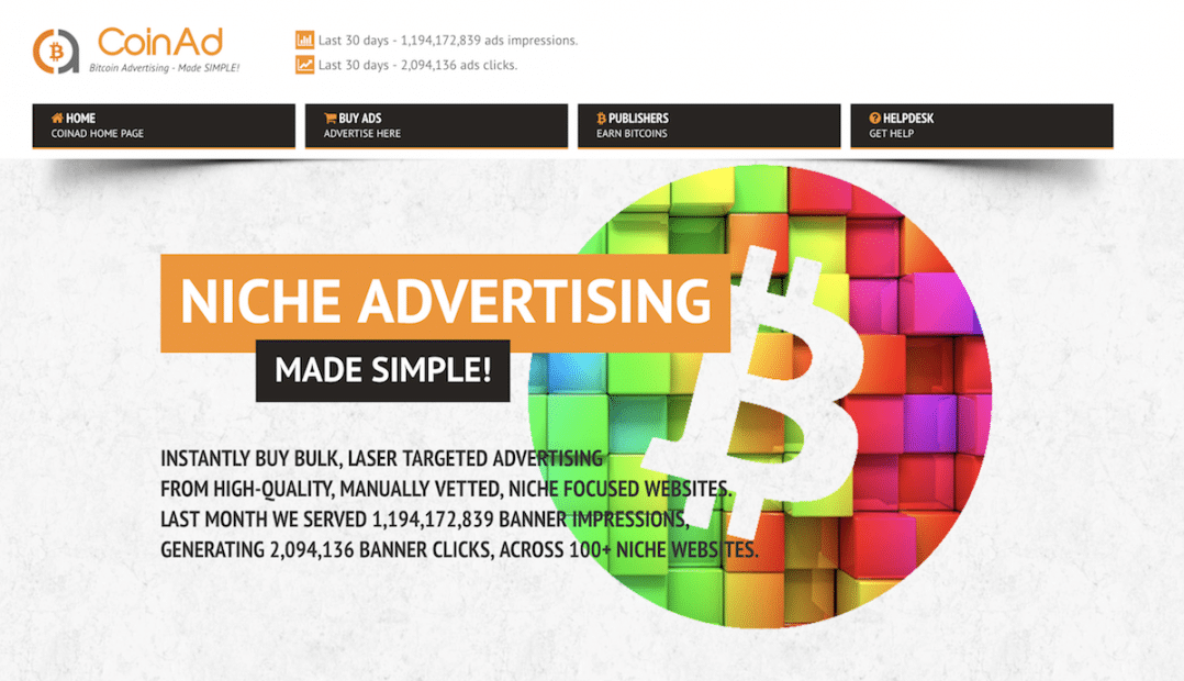 ads network bitcoin