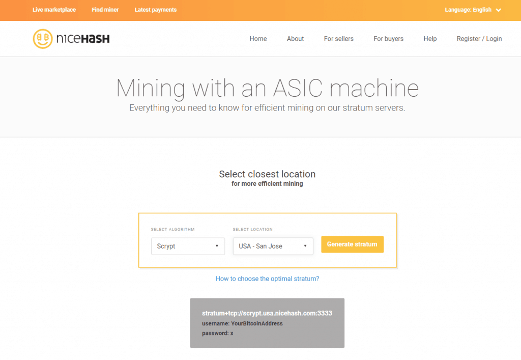 nicehash configuration