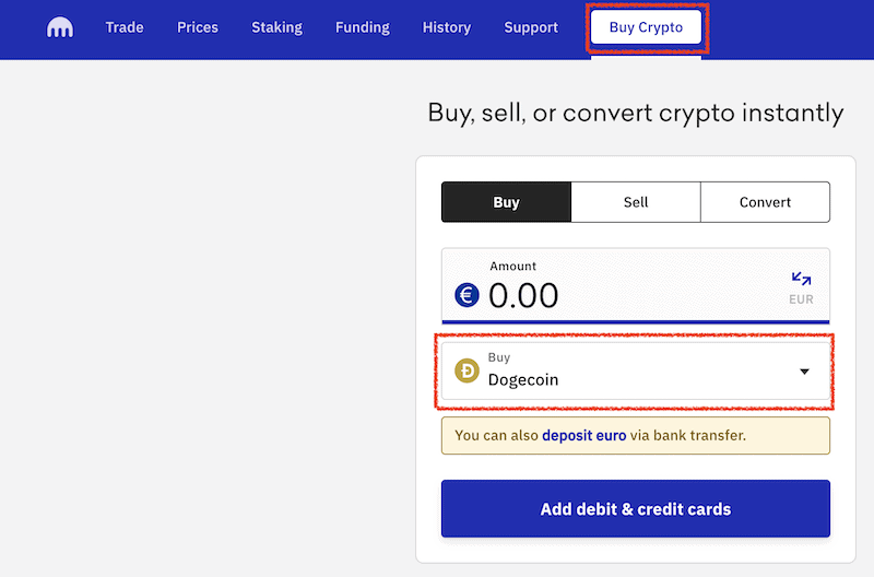 Buy dogecoin with credit clearance card