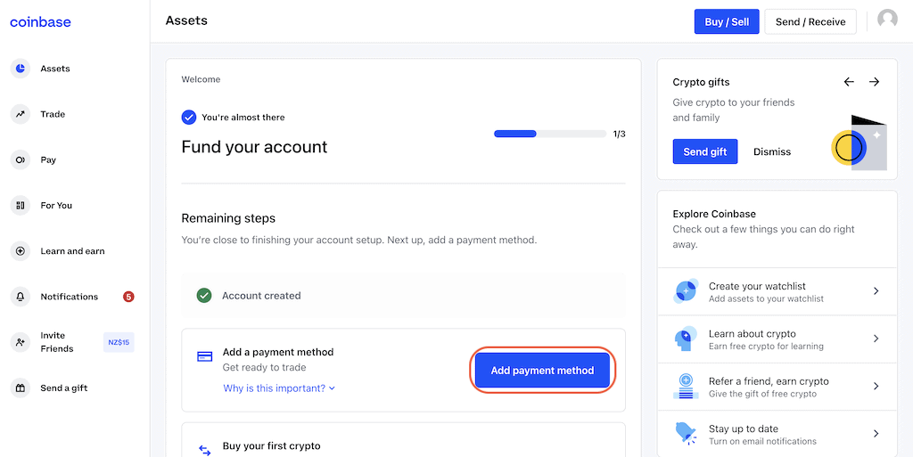 Buy bitcoin on coinbase with 2024 credit card