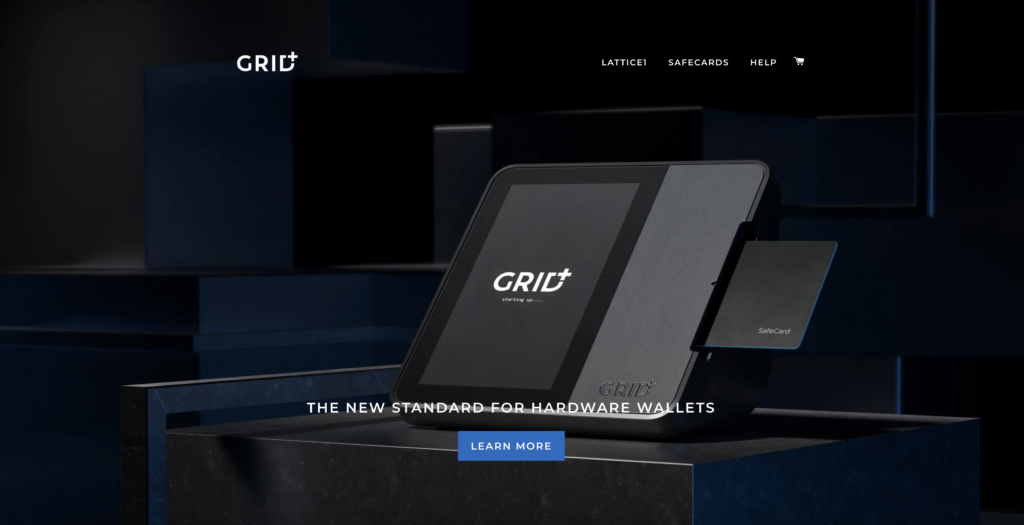 GridPlus company homepage screenshot